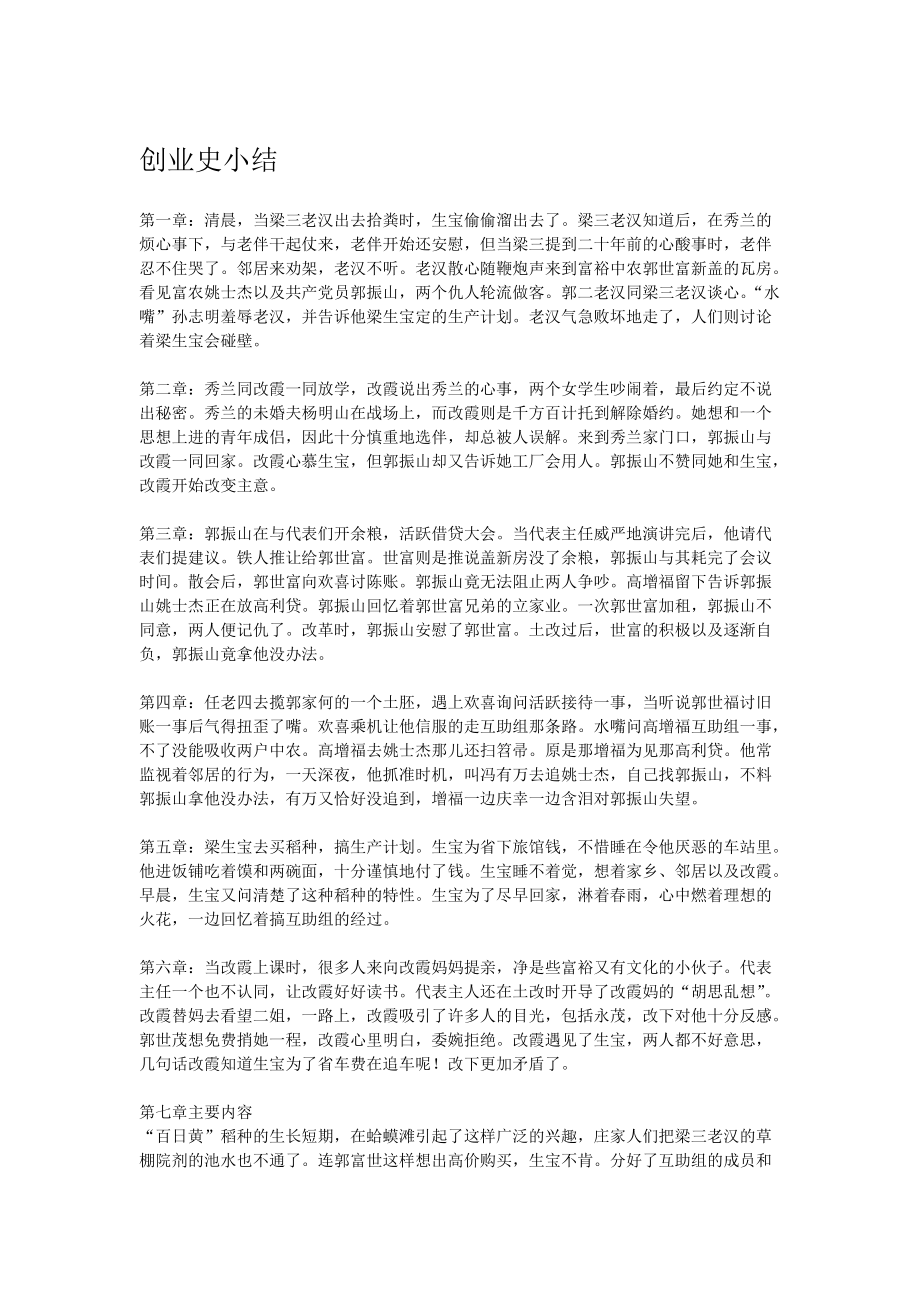 热点！创业史"专业解答"