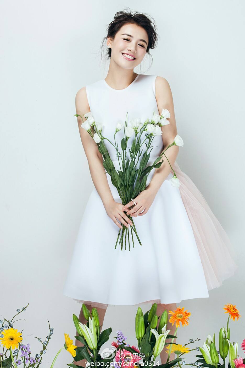 达人分享！马思纯平头照“郢中白雪”