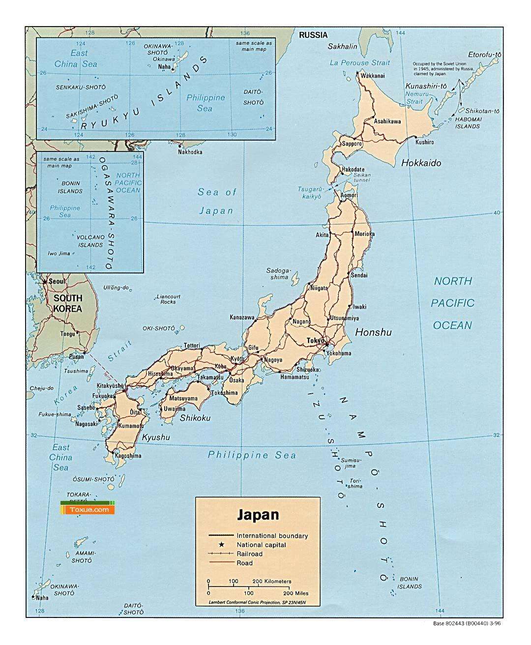 讲解！日本岛屿地图“一抹红尘”