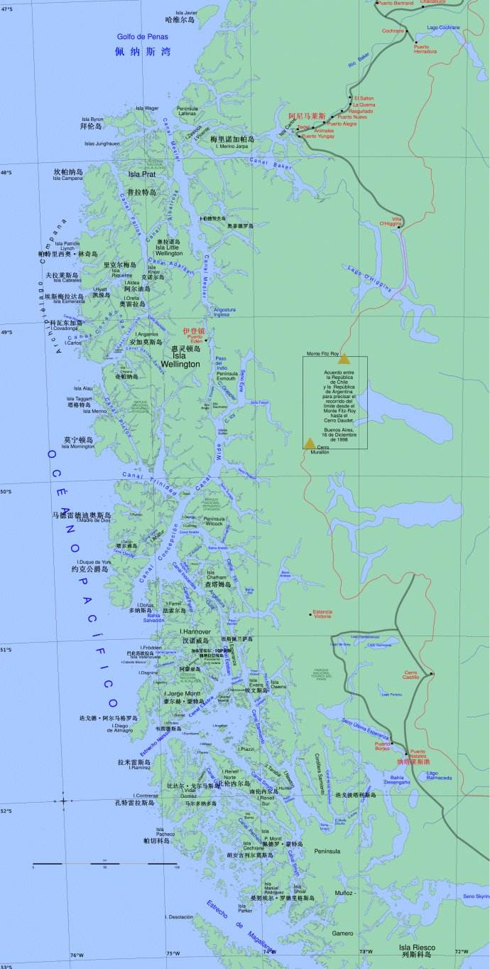 讲解！日本岛屿地图“一抹红尘”