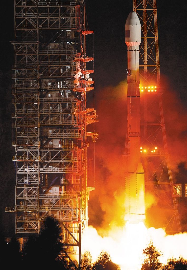 分析！长征11号完成发射“一抹红尘”