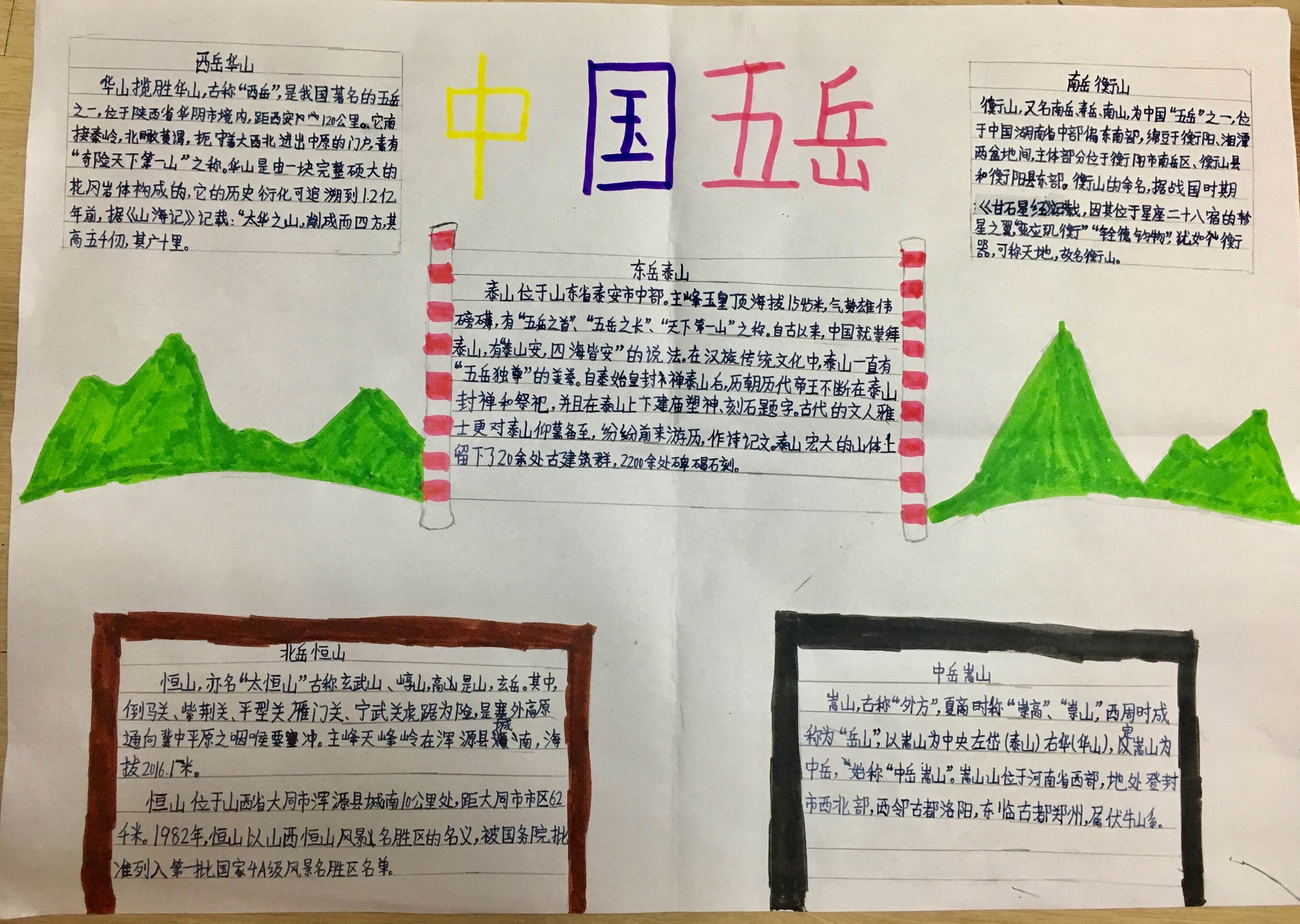 达人分享！五岳的资料“星星点点”