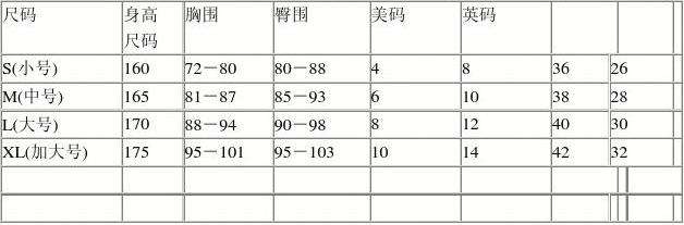 讲解！裤子尺码m