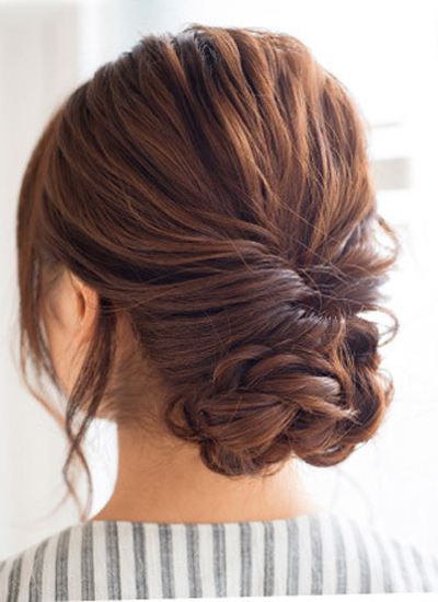 分析！韩式麻花辫盘发“夏花依旧”