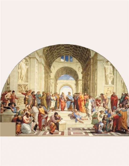 分析！拉斐尔雅典学派“空谷幽兰”