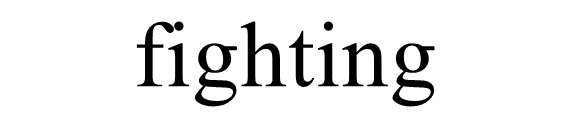 讲解！fighting中文意思