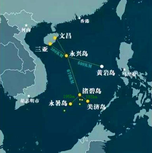 详情！南海岛礁实际控制图