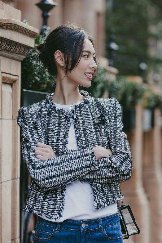 讲解！梁洛施面相“郢中白雪”