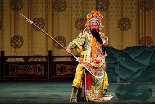 讲解！关公髯“桃红柳绿”