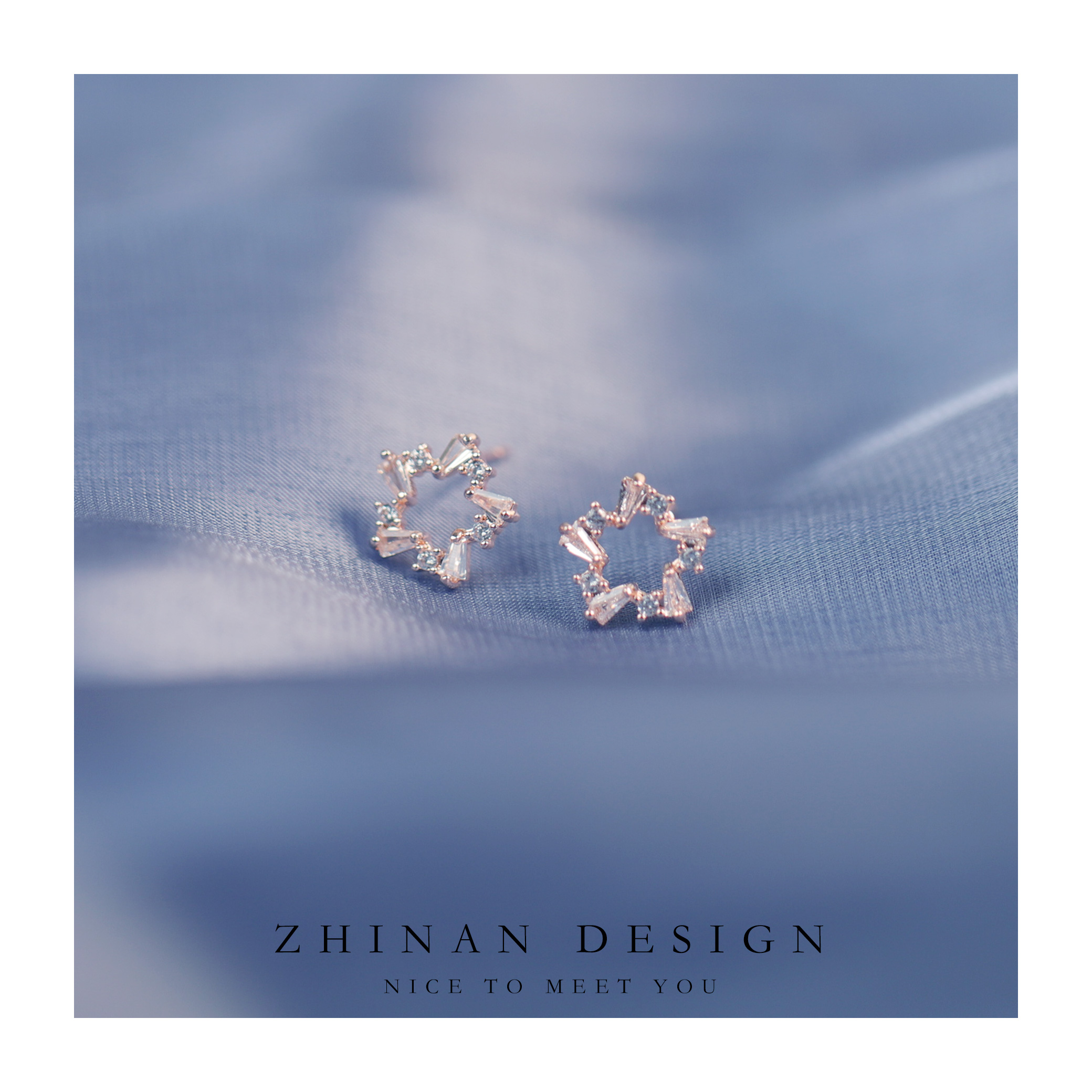 讲解！2080耳钉“一抹红尘”