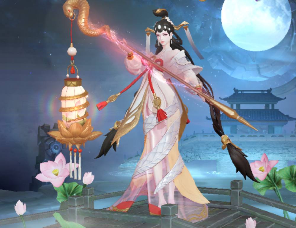 分析！王者荣耀大乔白蛇去内图片“高情逸态”