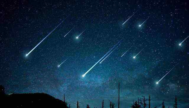 分析！昨晚流星雨“一抹红尘”