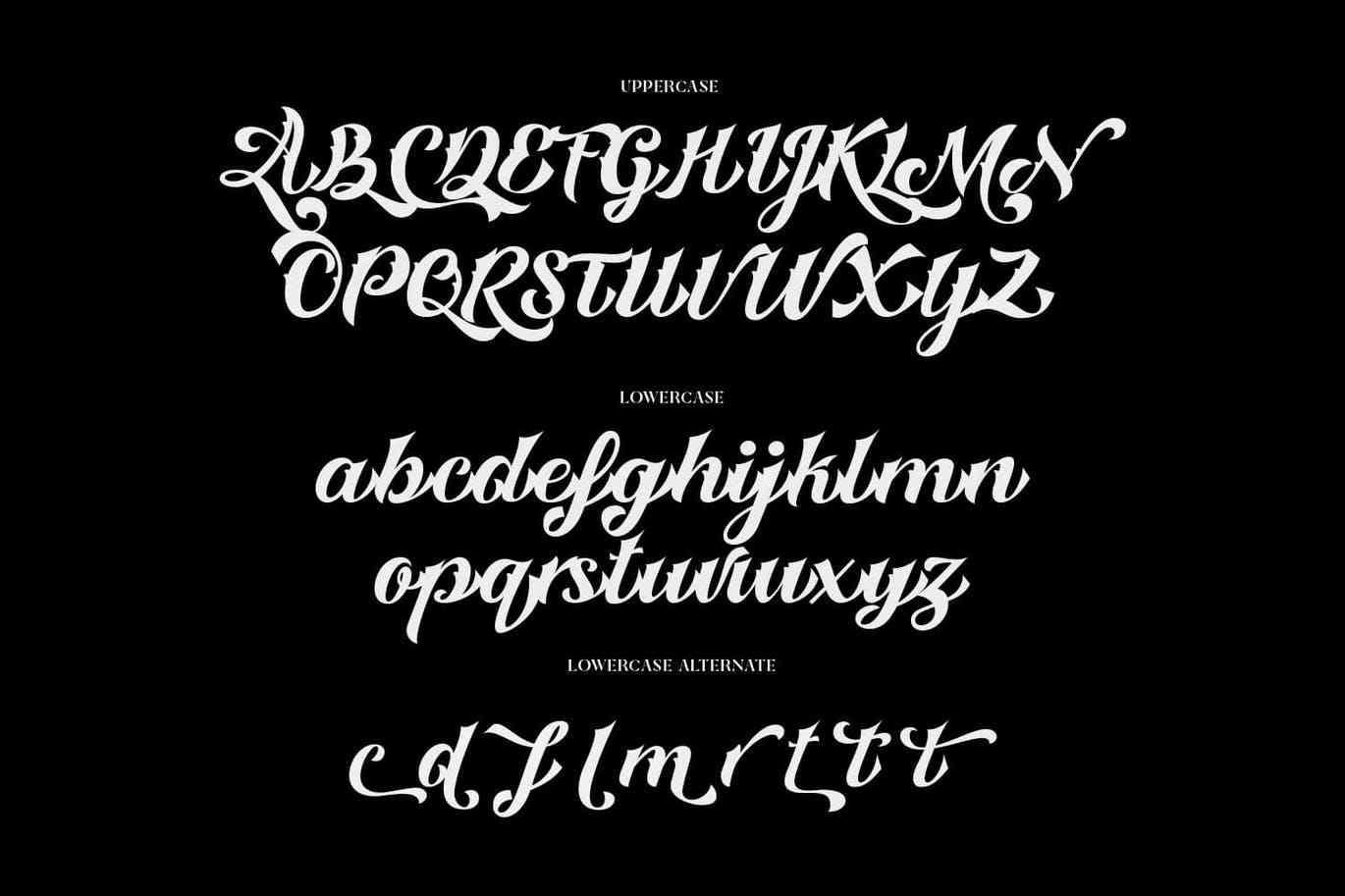 分析！万花哥特式中文字体“星星点点”