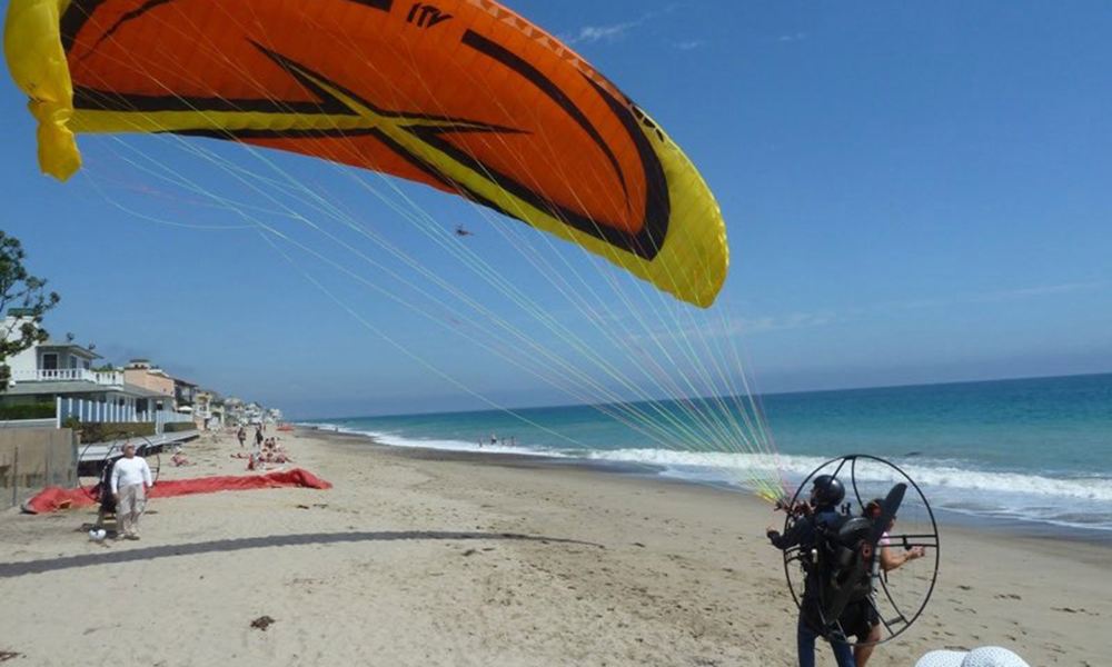 讲解！无动力滑翔伞“星星点点”