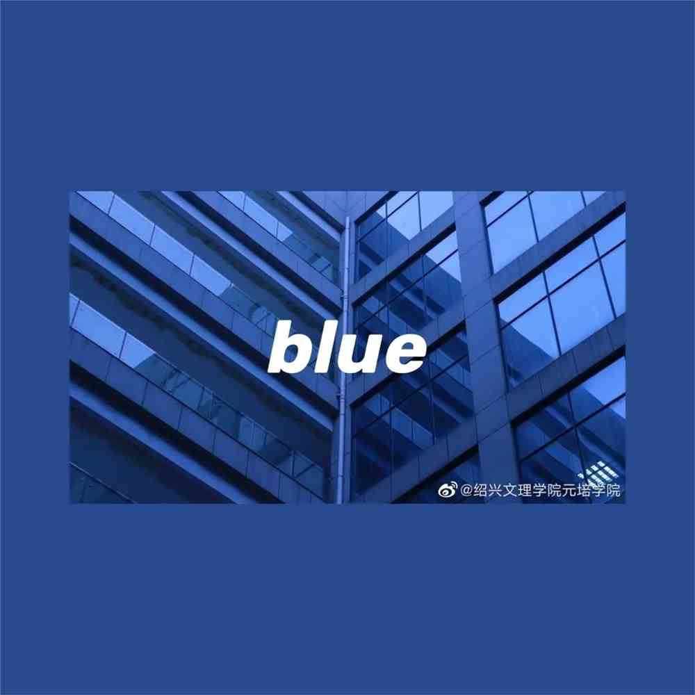 讲解!备注blue什么意思"星星点点"