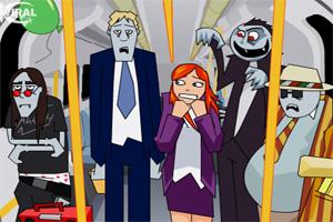 分析！地铁笨蛋美女