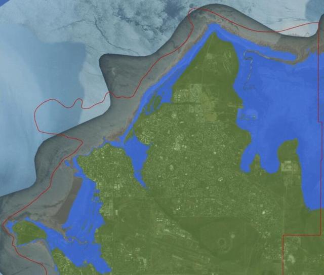 讲解！海平面上升地图“冰清水冷”