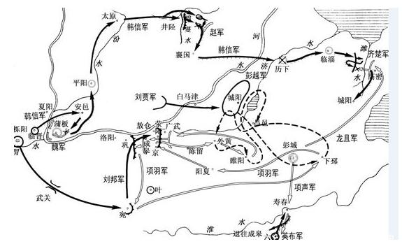分析！汉朝七国之乱地图“冰清水冷”