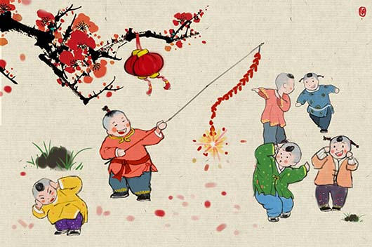 达人分享！放鞭炮的来历50字“星星点点”