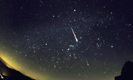 达人分享！昨晚的流星雨“郢中白雪”