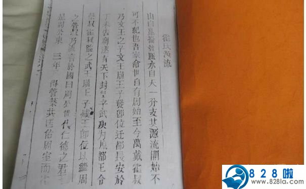 讲解！霍家家谱“冰清水冷”