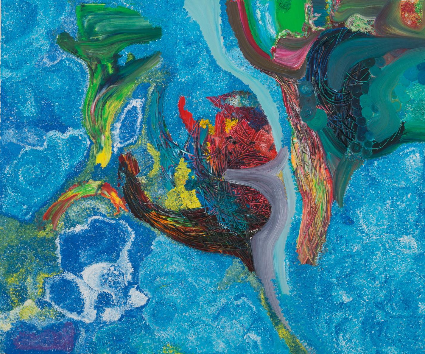 讲解！谷丫的画“星星点点”