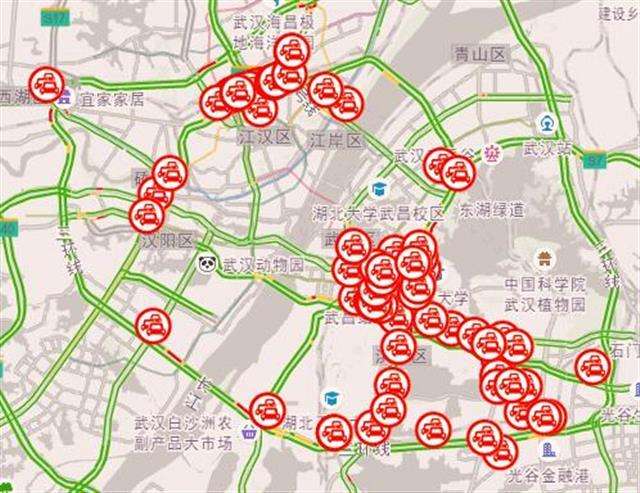 讲解！武汉拥堵情况“郢中白雪”