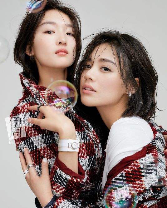 达人分享！马思纯平头照“一抹红尘”