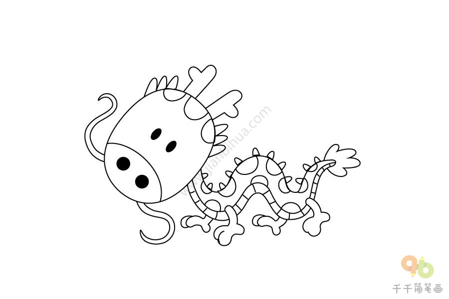 分析！简笔画龙“雁过留声”