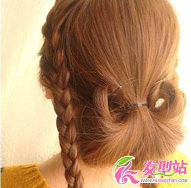 讲解！韩式麻花辫盘发“典则俊雅”