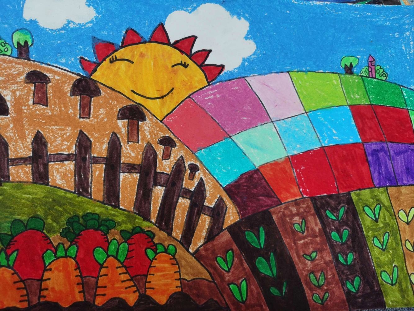 分析！画一幅预防近视的画“星星点点”