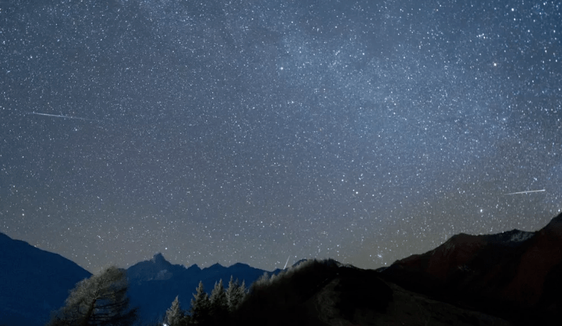 达人分享！昨晚的流星雨“空谷幽兰”