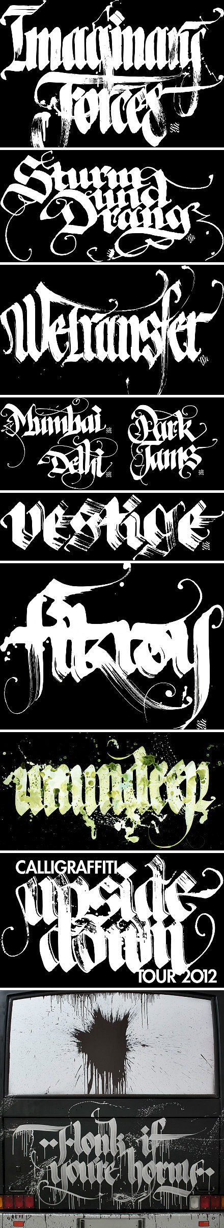 分析！哥特字体“高情逸态”