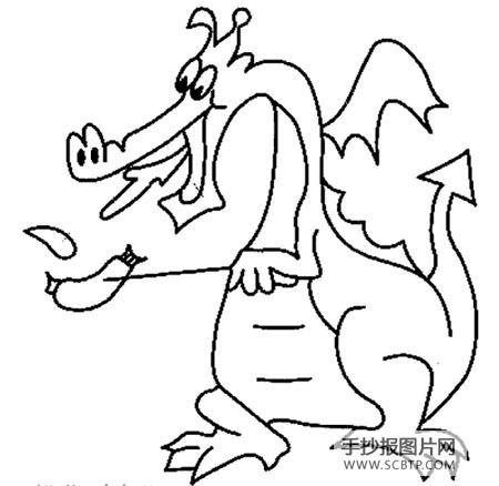 讲解！简笔画龙“桃红柳绿”