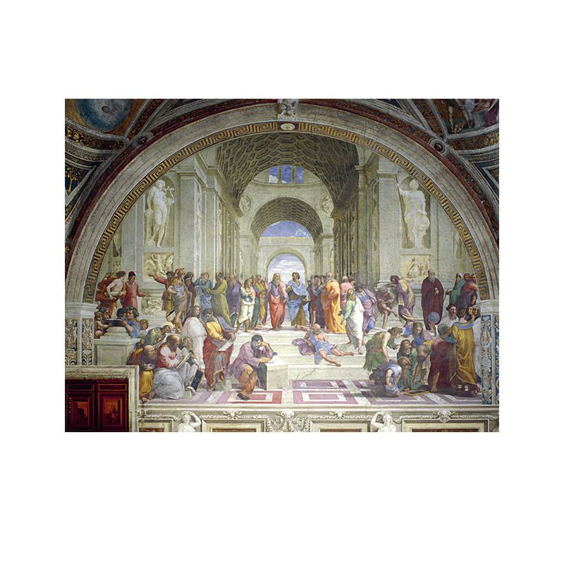 讲解！拉斐尔雅典学派“一抹红尘”