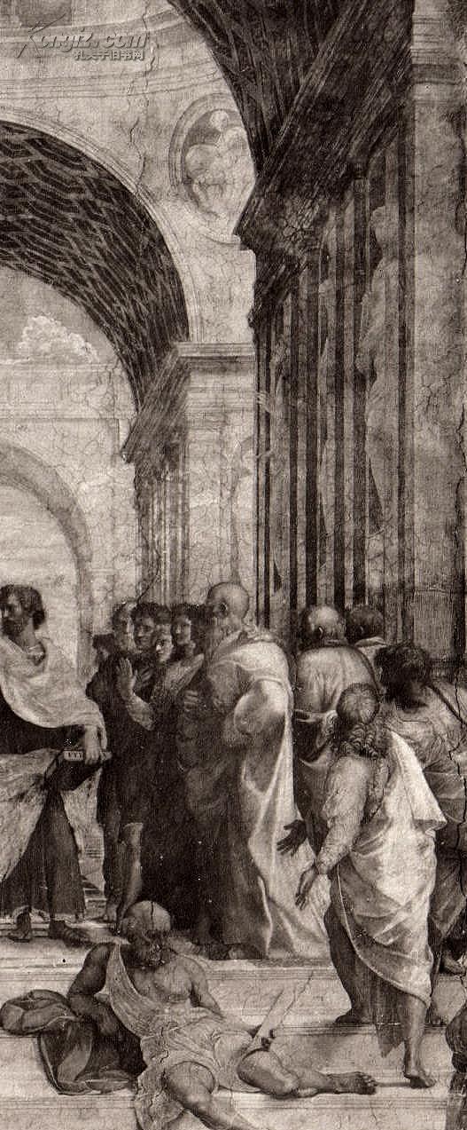 讲解！拉斐尔雅典学派“一抹红尘”