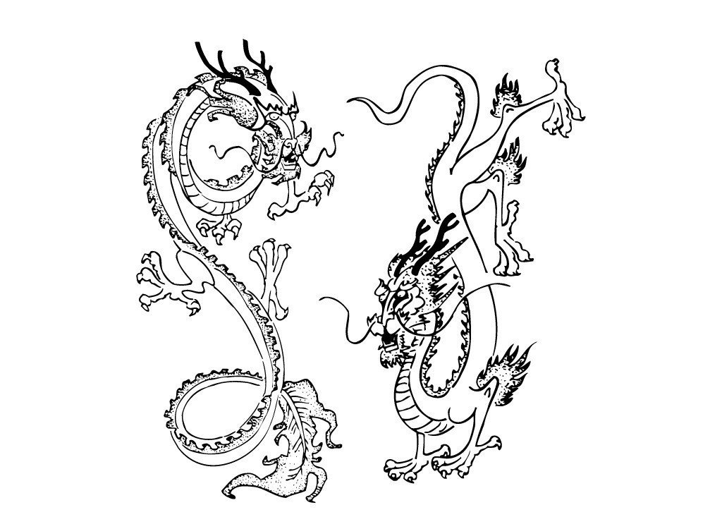 讲解！简笔画龙“夏花依旧”