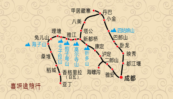 四川旅游路线_四川旅游路线规划