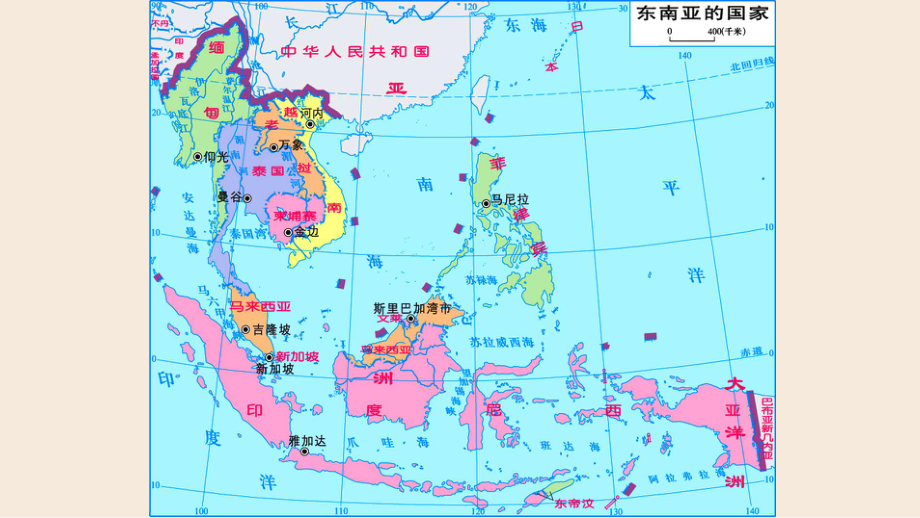 东南亚旅游地图_东南亚旅游地图高清中文版