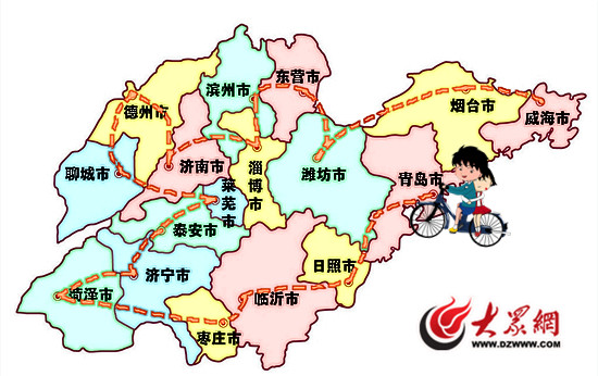山东省旅游地图_山东省旅游地图册