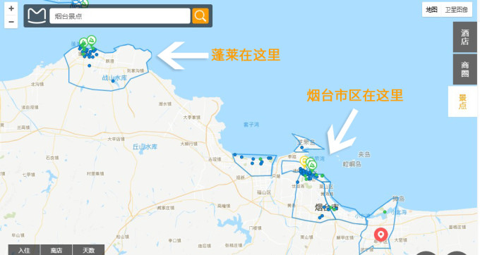烟台旅游地图_烟台旅游地图景点地图高清 烟台旅游地图_烟台旅游地图景点地图高清