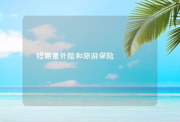 旅游意外险_旅游意外险一天多少钱