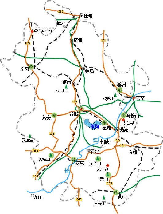 安徽省旅游地图_安徽省旅游地图秒懂 安徽省旅游地图_安徽省旅游地图秒懂