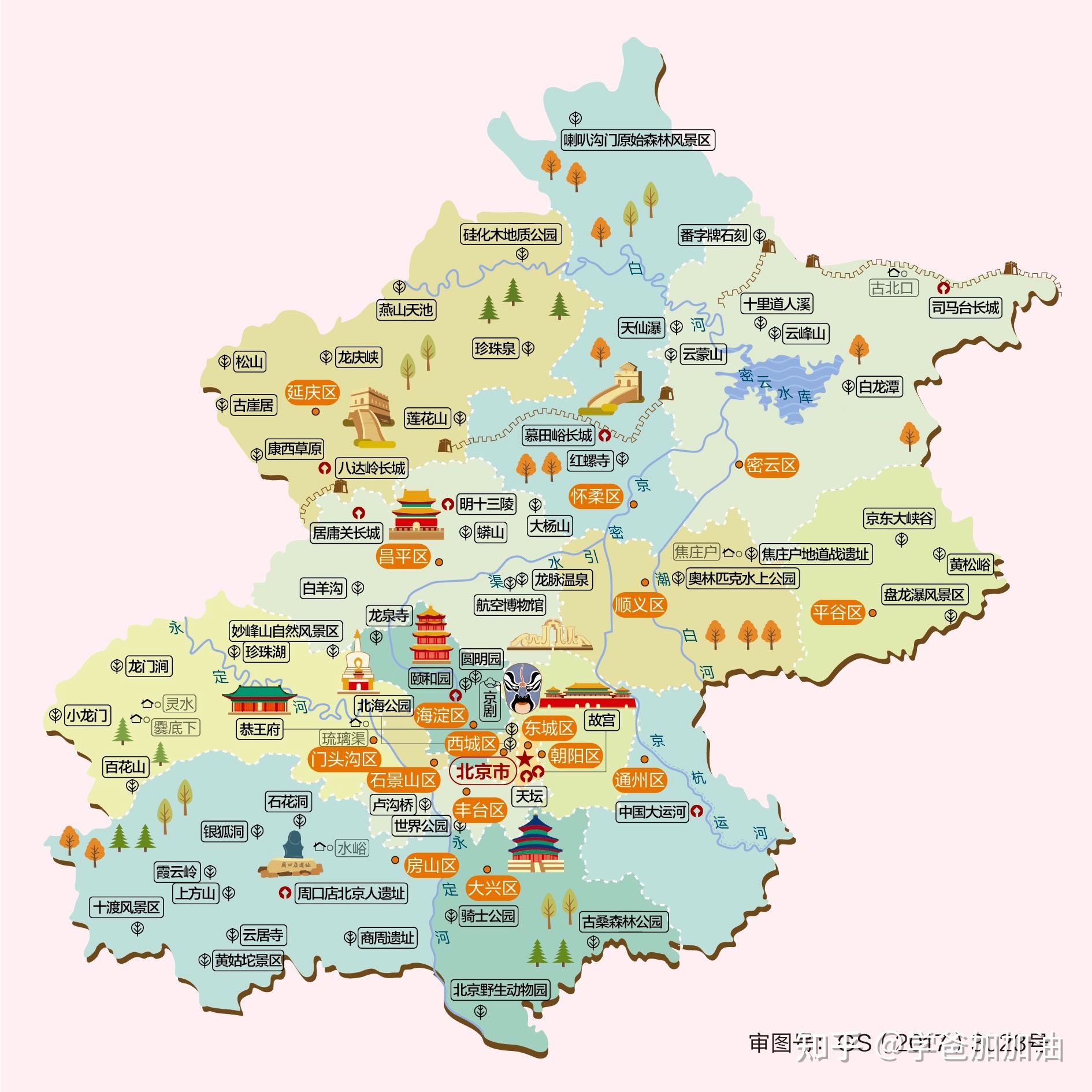北京旅游地图_北京旅游地图全景