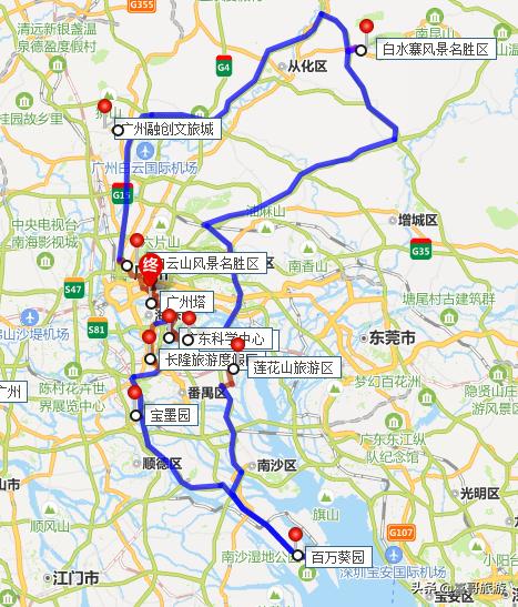 广州旅游地图_广州旅游地图手绘高清