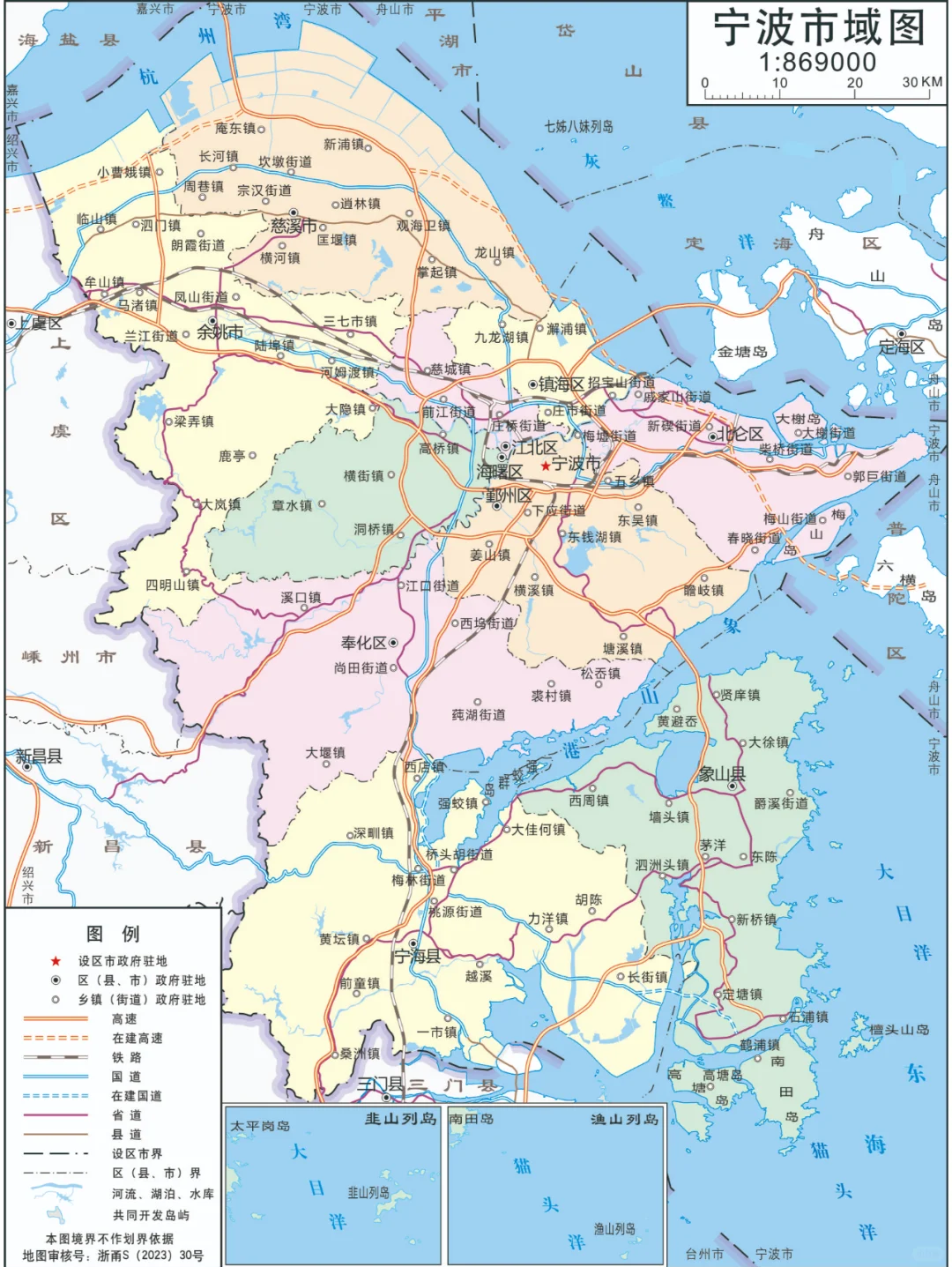 宁波旅游地图_宁波旅游地图全图高清可放大版