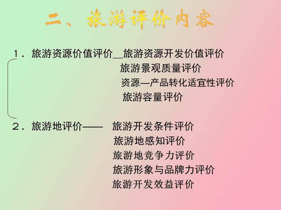 旅游资源评价_旅游资源评价名词解释