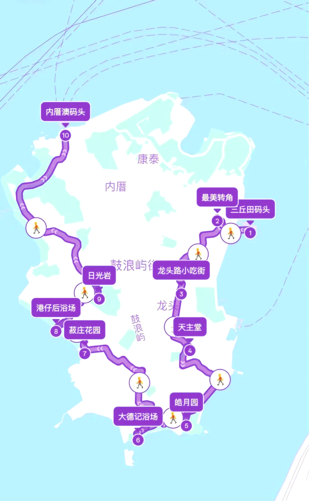 鼓浪屿旅游地图_鼓浪屿一日游最佳攻略
