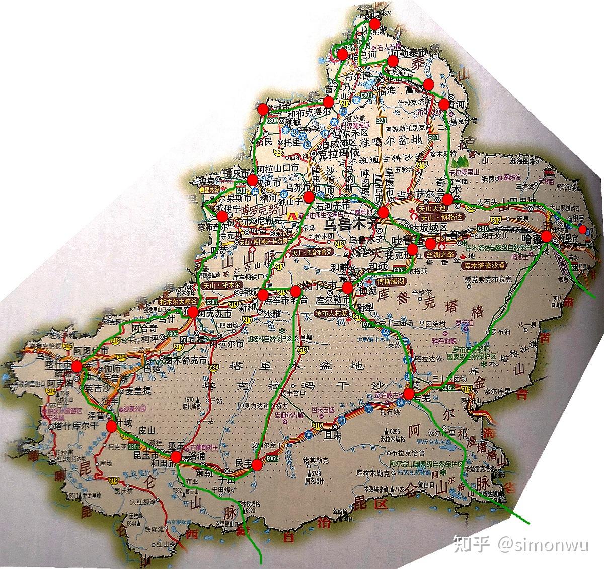 新疆旅游线路_坐火车新疆旅游线路