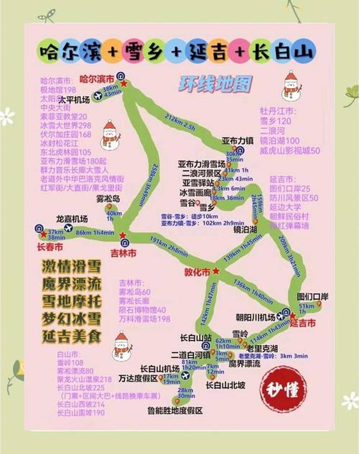 黑龙江旅游地图_黑龙江旅游地图2025高清版正版
